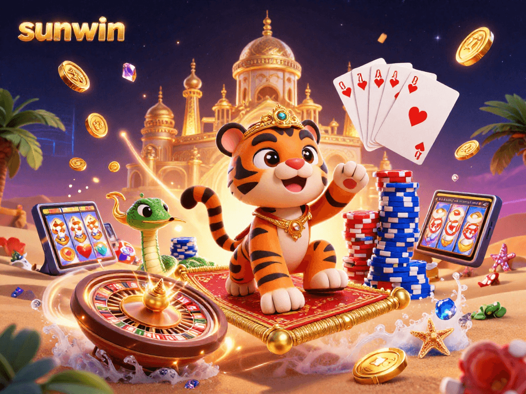 Experience the vibrant world of sunwin with an Arabian Nights-themed casino adventure.