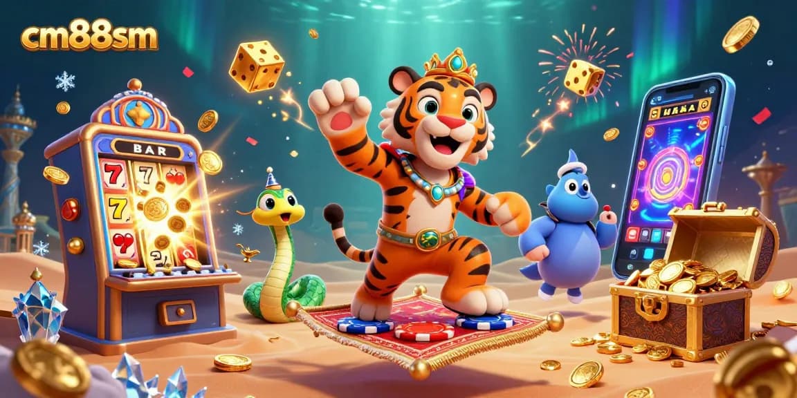 Spin and win with cm88sm at a vibrant online casino featuring dynamic gaming elements.