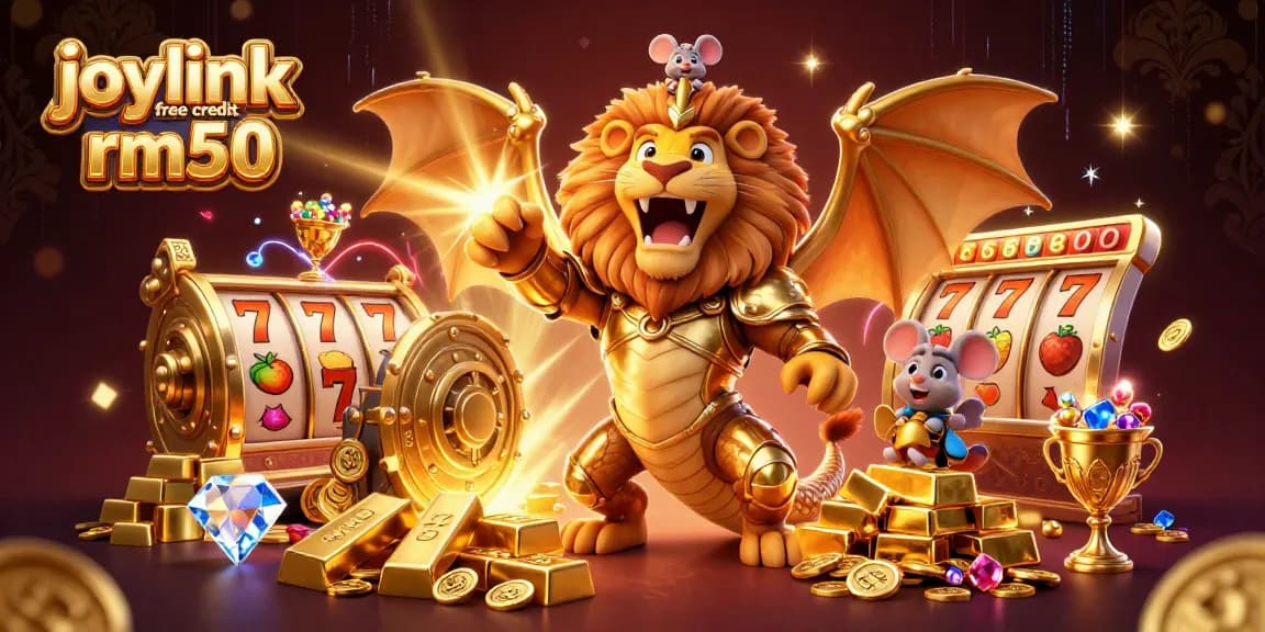 Engage in thrilling gameplay with joylink free credit rm50 and unlock riches in this vibrant scene.