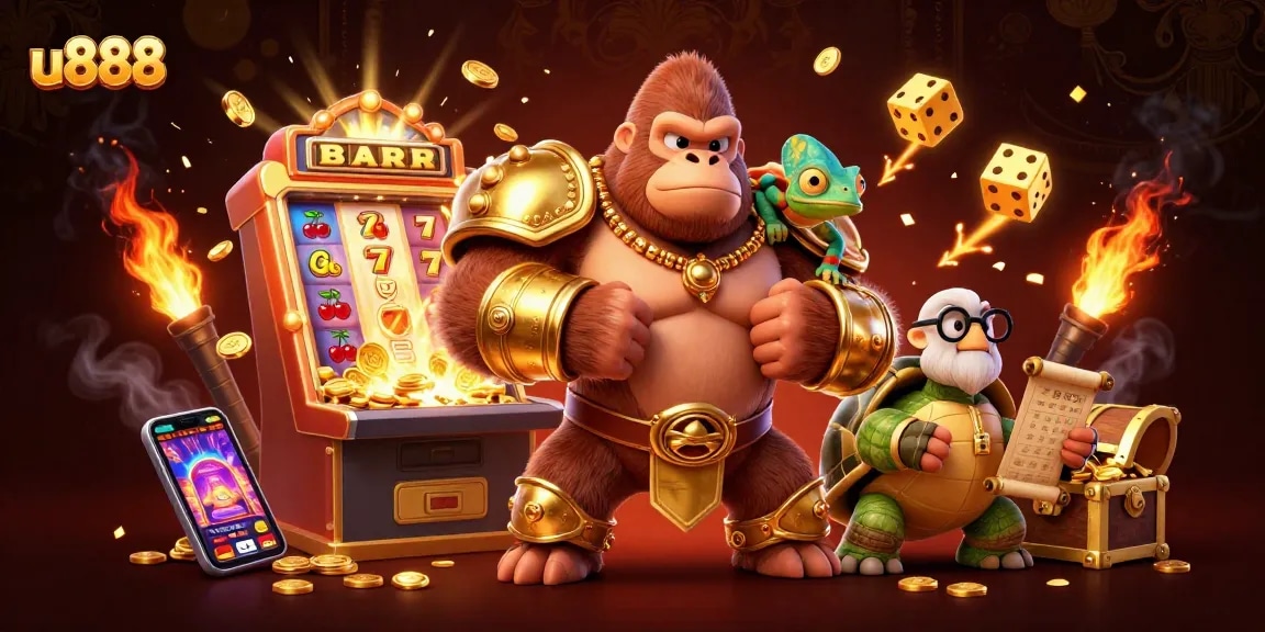 Experience the thrilling world of u888 casino with powerful characters and vibrant jackpot elements