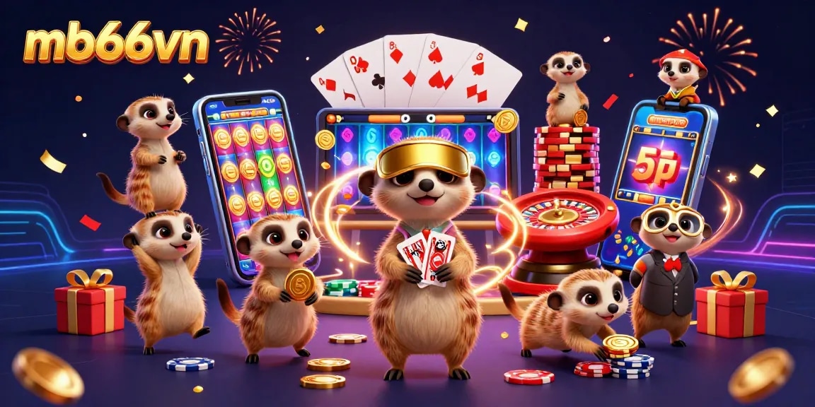 Experience thrilling gameplay at mb66vn with dynamic casino meerkats and exciting gambling elements.