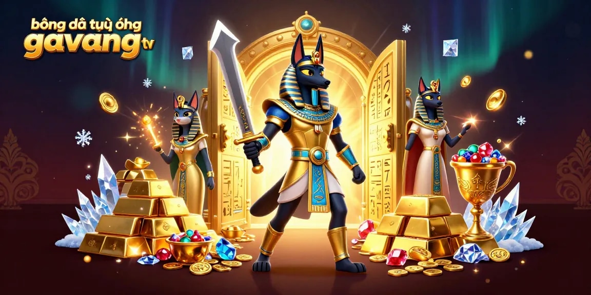 Experience thrilling bóng đá trực tuyến gavangtv with vibrant visuals and dynamic gaming elements in an ultra-detailed scene.