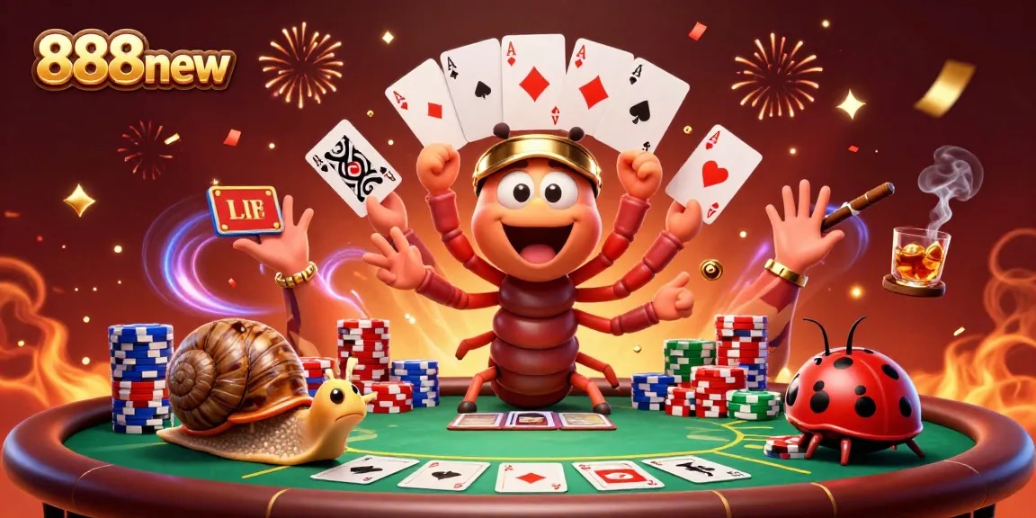Experience thrilling gameplay at 888new with engaging characters and festive casino atmosphere.