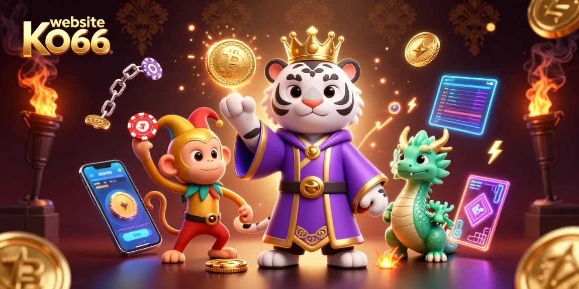 Engage with thrilling games at website KO66 featuring an elegant gaming scene and dazzling elements.