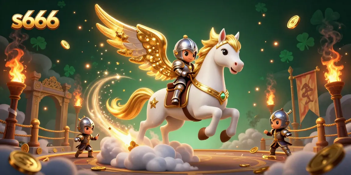 s666 empowers players with thrilling betting action and golden rewards in a visually stunning 3D casino scene.