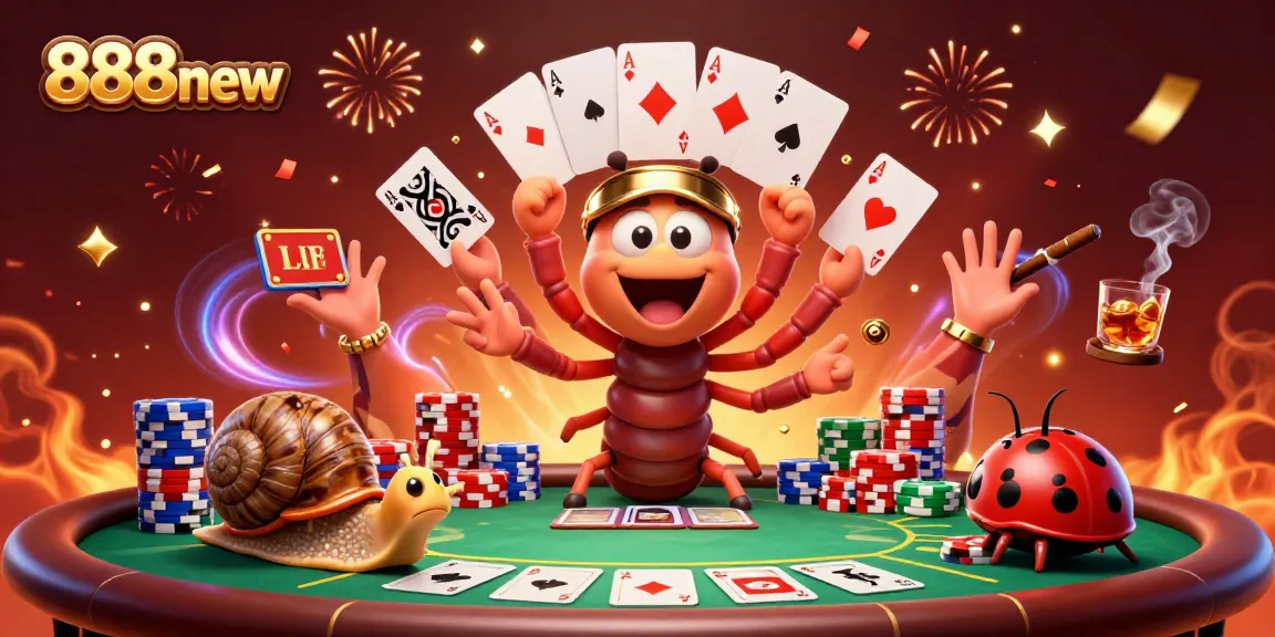 Experience thrilling gameplay at 888new with engaging characters and festive casino atmosphere.