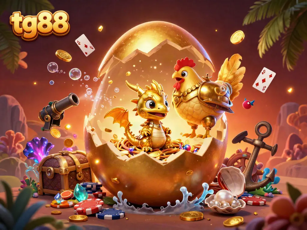 Experience thrilling games and exclusive offers at tg88 casino featuring a golden dragon and poker chips.