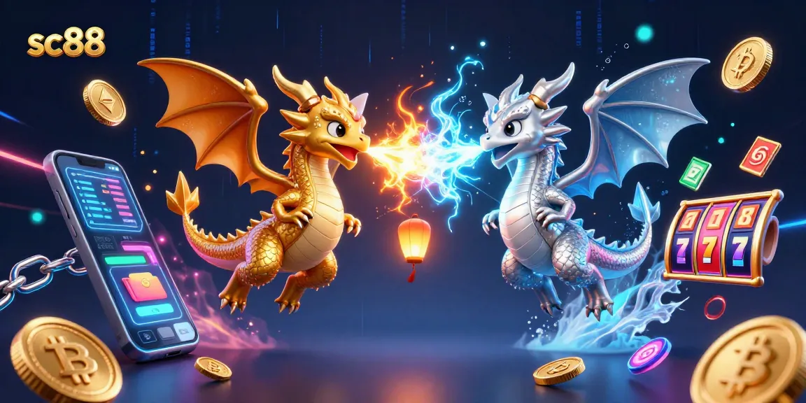 Experience thrilling wins at sc88 with dynamic casino-themed dragons and vibrant gaming elements.