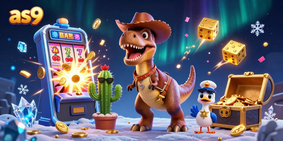 Spin the reels with as9's thrilling slots and jackpot adventures featuring vibrant characters.